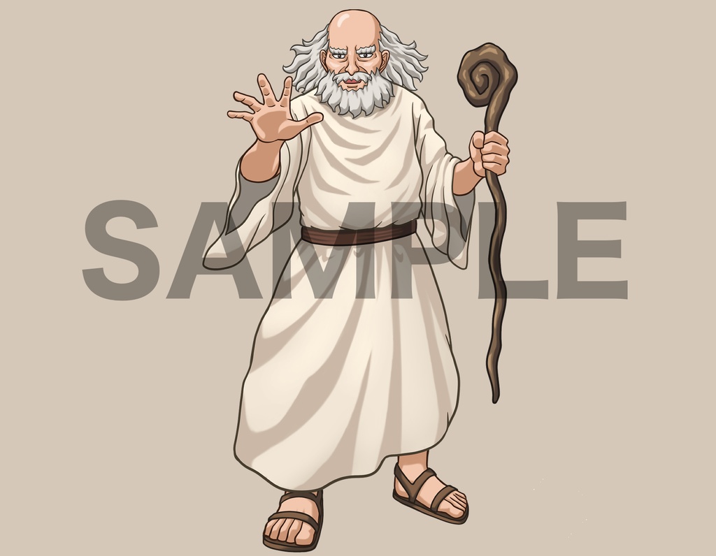 立ち絵素材、神、C25