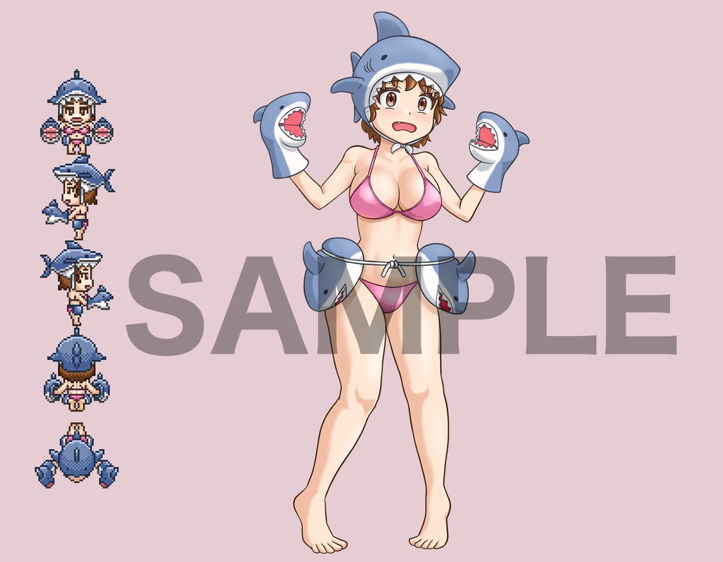 モンスター素材・キャラチップ付き 4体セット Vol.07