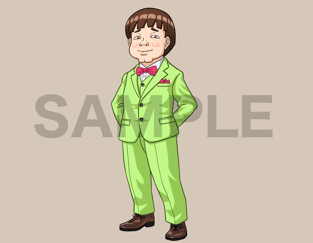 立ち絵素材、お金持ちのお坊ちゃん、C75