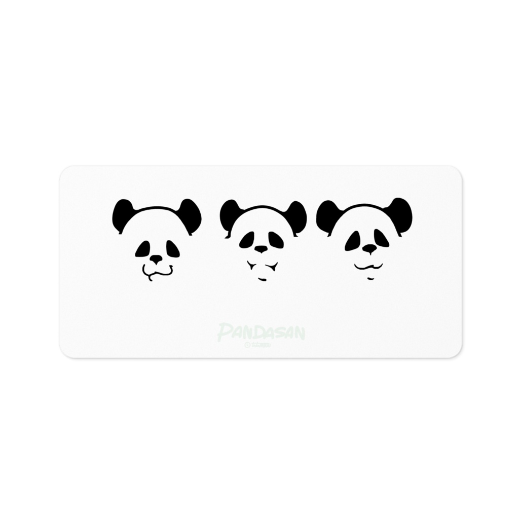 the Panda sticker パンダさんステッカー