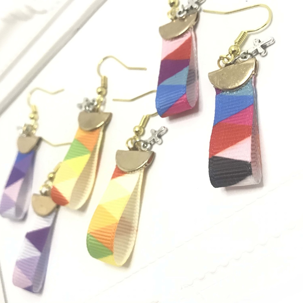 ヒプマイ麻天狼イメージリボンピアス