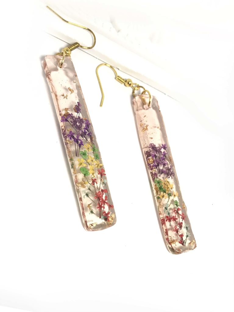 ヒプマイ麻天狼イメージハーバリウム風ピアス