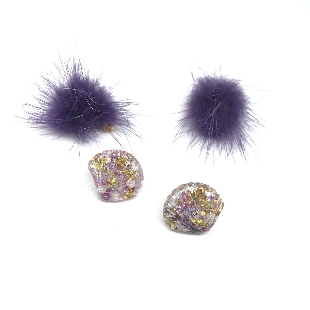 ツイステ~オクタヴィネル寮イメージ~ピアス イヤリング