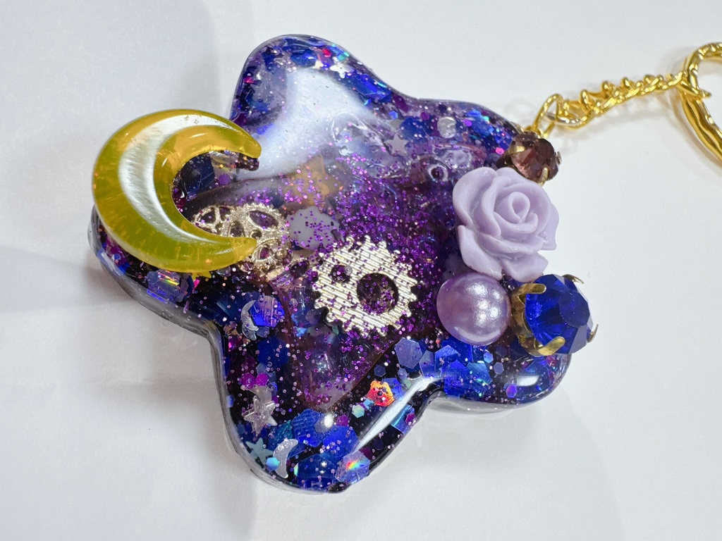 ヘルヴァボス ストラスイメージ 星型 オイルシェイカー チャーム