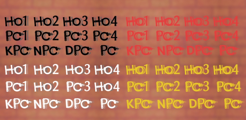 【無料あり】刑事・悪人シナリオ等に使えそうなココフォリア素材【TRPG/APNG】