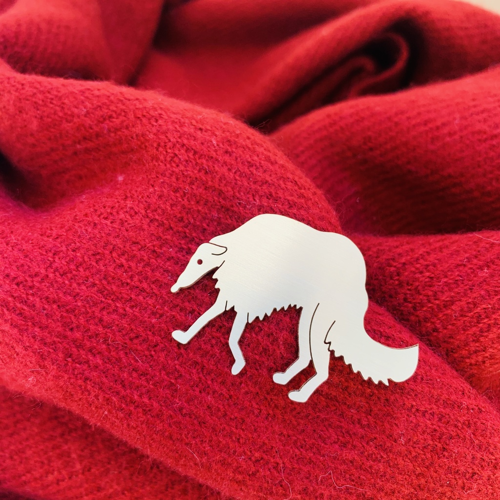 ゆるゆる動物ブローチ