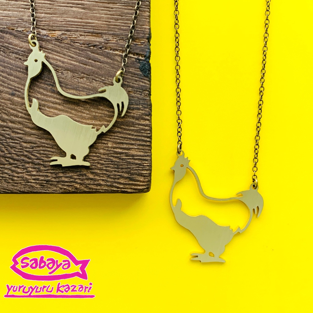 杉浦非水のニワトリネックレス