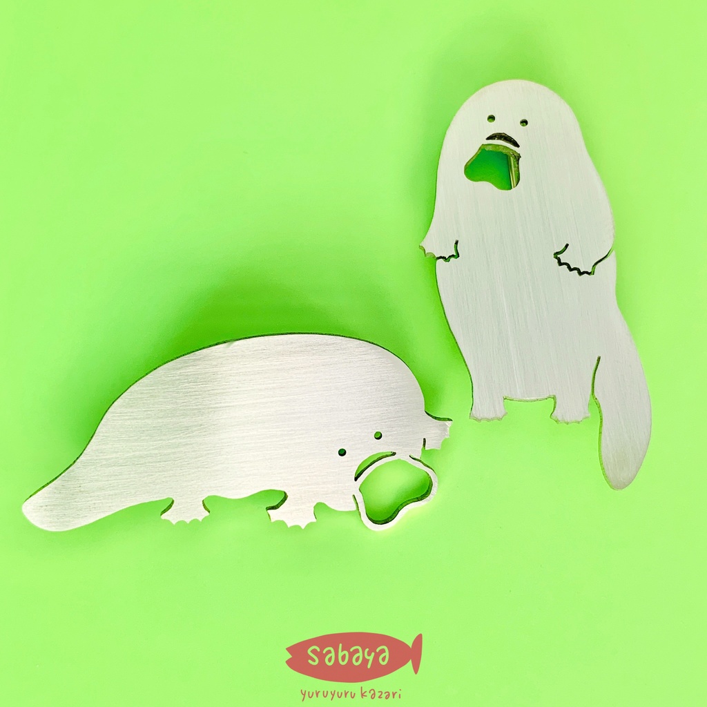 カモノハシのブローチ
