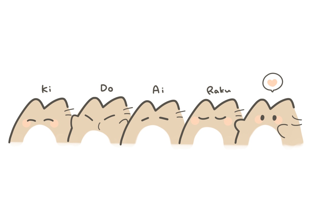 さもなー喜怒哀楽♡Tシャツ