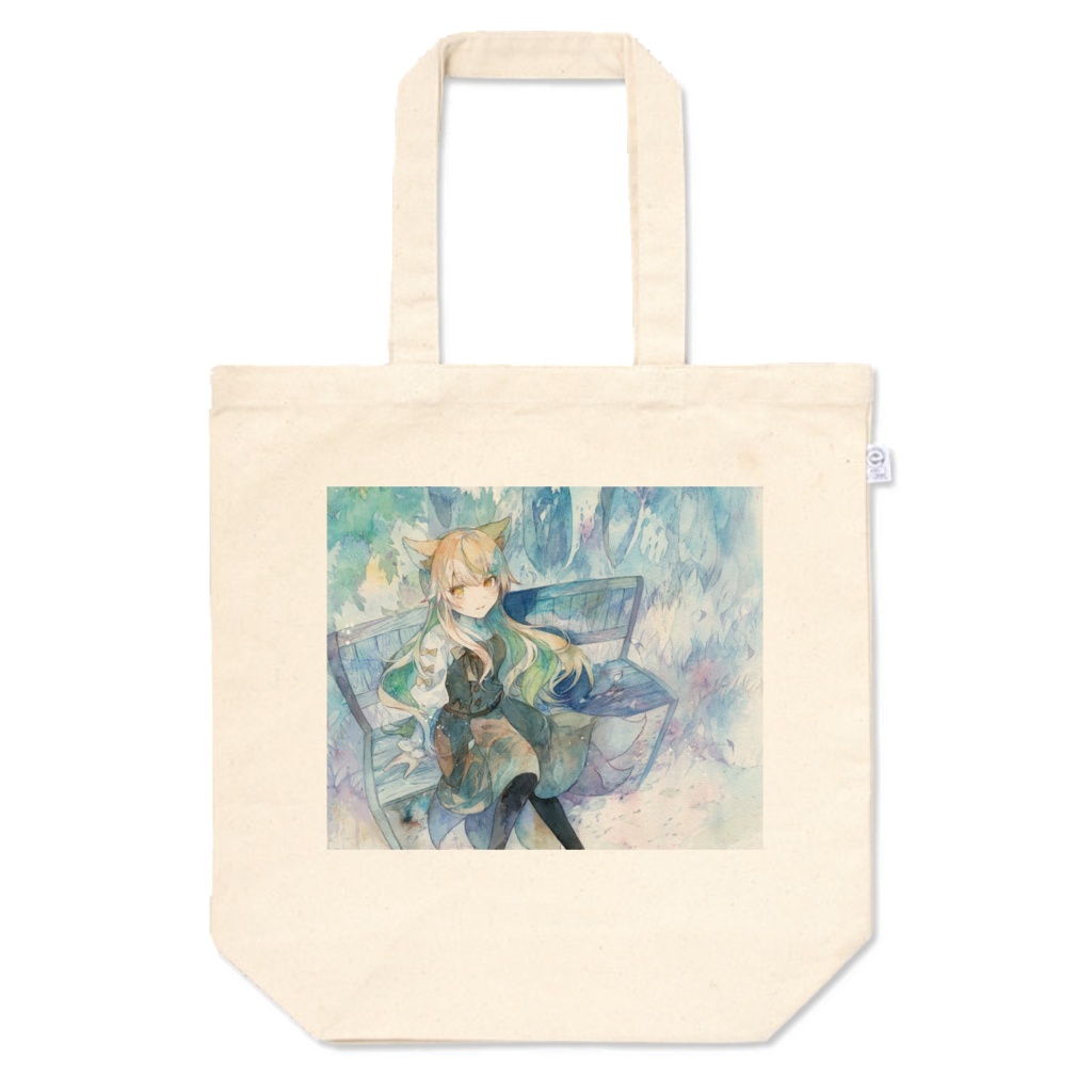 左門しゃな（Blue）トートバッグ