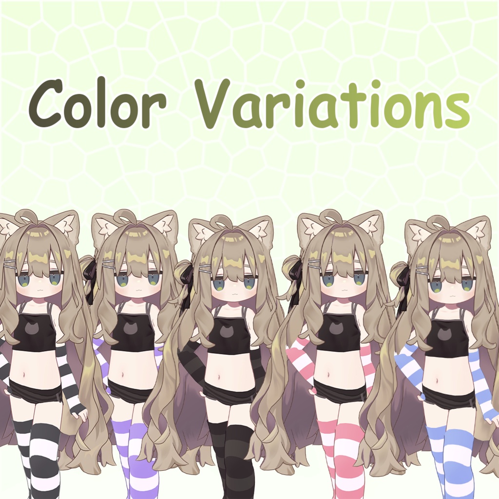 【キプフェル対応】 Thigh Highs & Hand Warmers