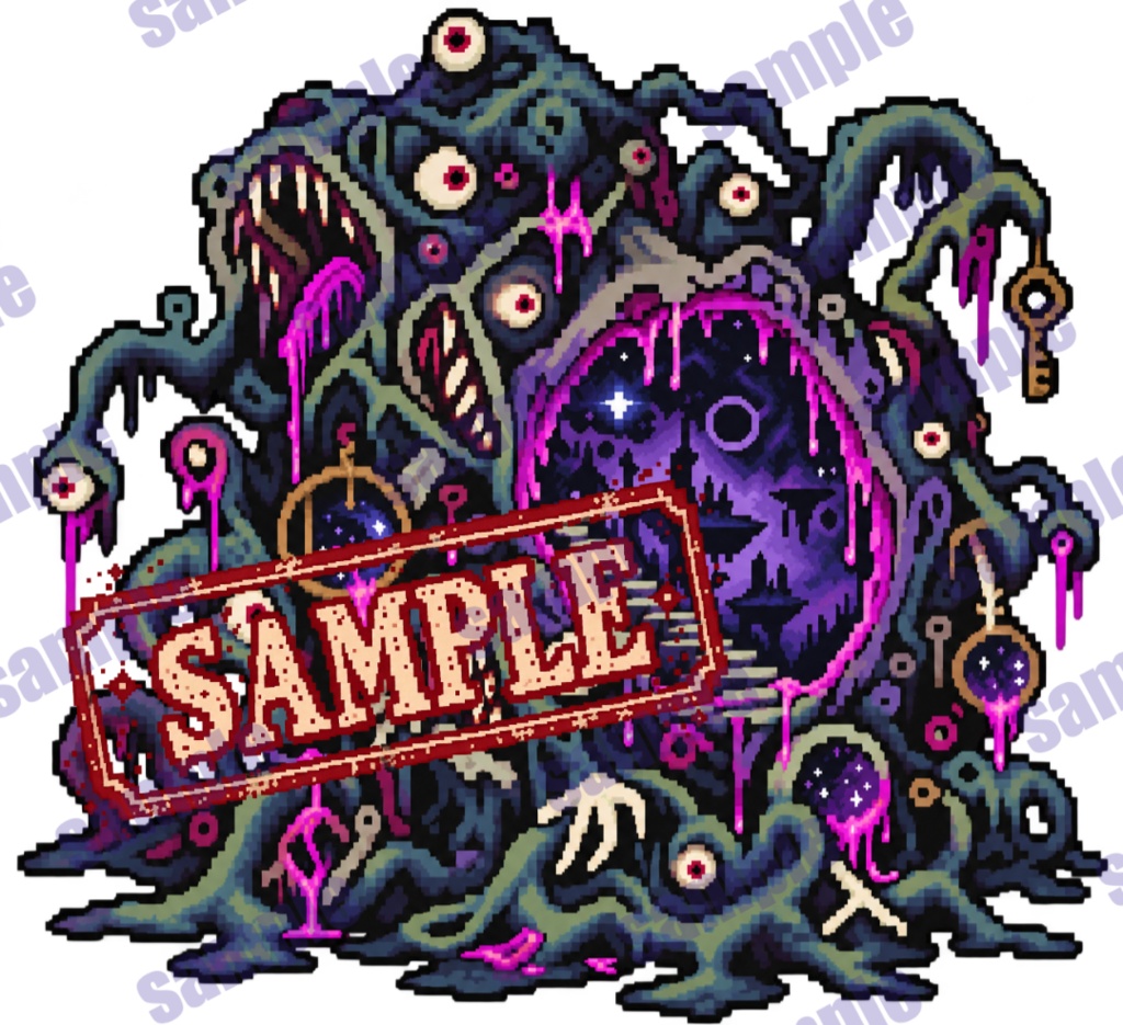クトゥルフ神話TRPG 神話生物ドット立ち絵素材 Vol.2【SPLL:E186480】