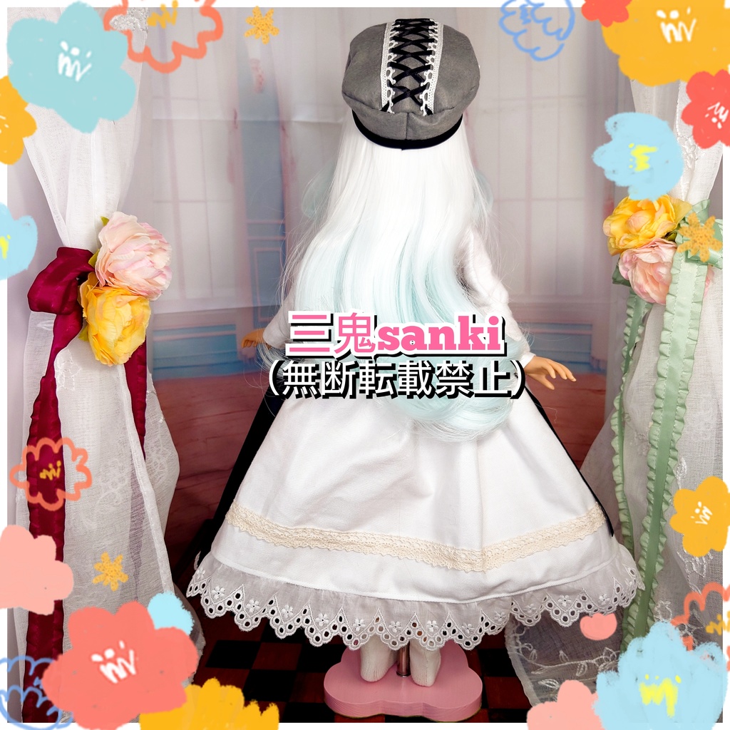 冬のワンピースセット(白)/MDD(S~L胸)、アイリスコレクトプチ)