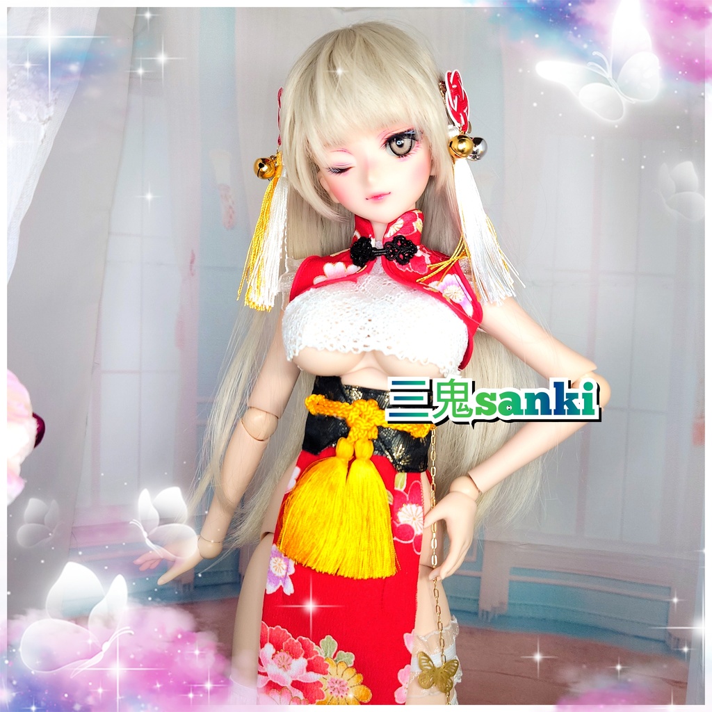 『中華庭園7』赤セット・DD/DDS(SS~dy胸)白