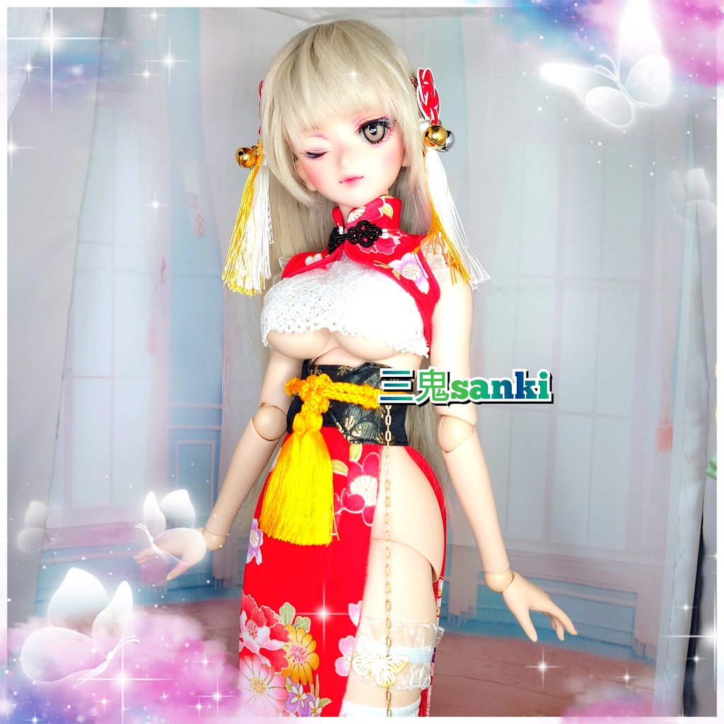 『中華庭園7』赤セット・DD/DDS(SS~dy胸)白