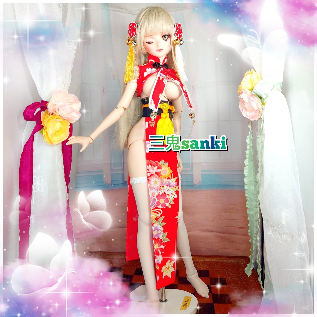 『中華庭園7』赤セット・DD/DDS(SS~dy胸)白