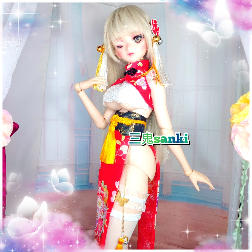 『中華庭園7』赤セット・DD/DDS(SS~dy胸)白