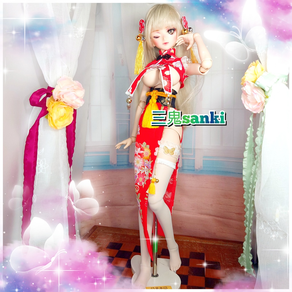 『中華庭園7』赤セット・DD/DDS(SS~dy胸)白