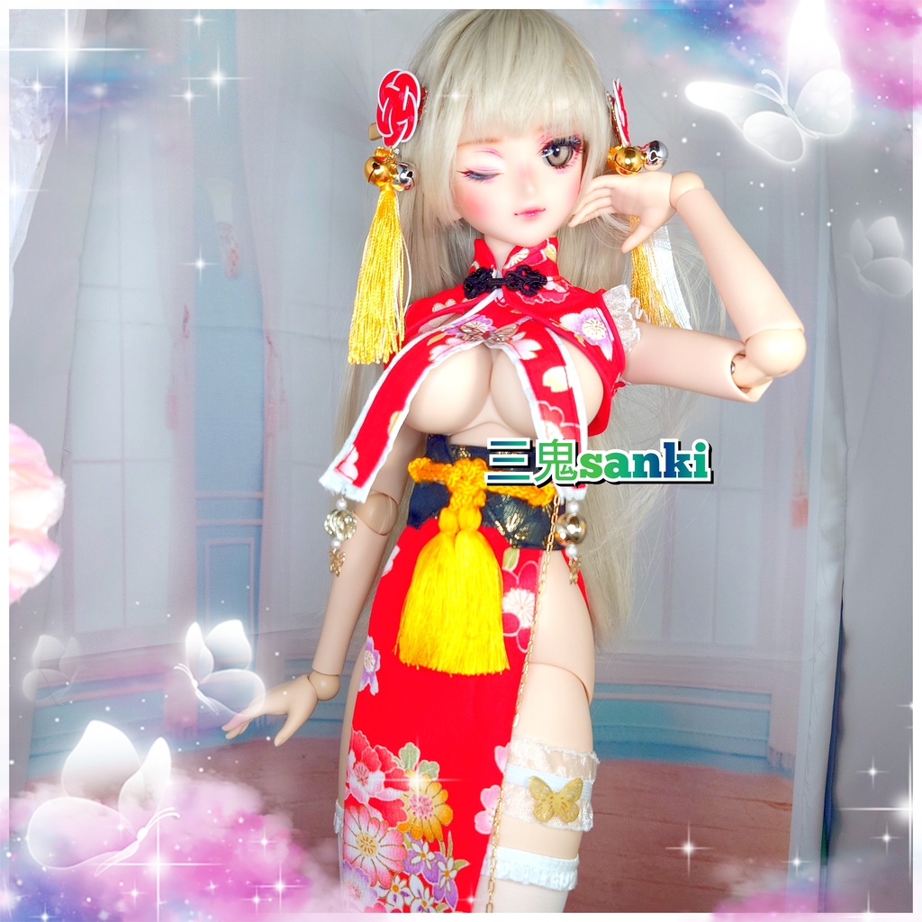 『中華庭園7』赤セット・DD/DDS(SS~dy胸)白