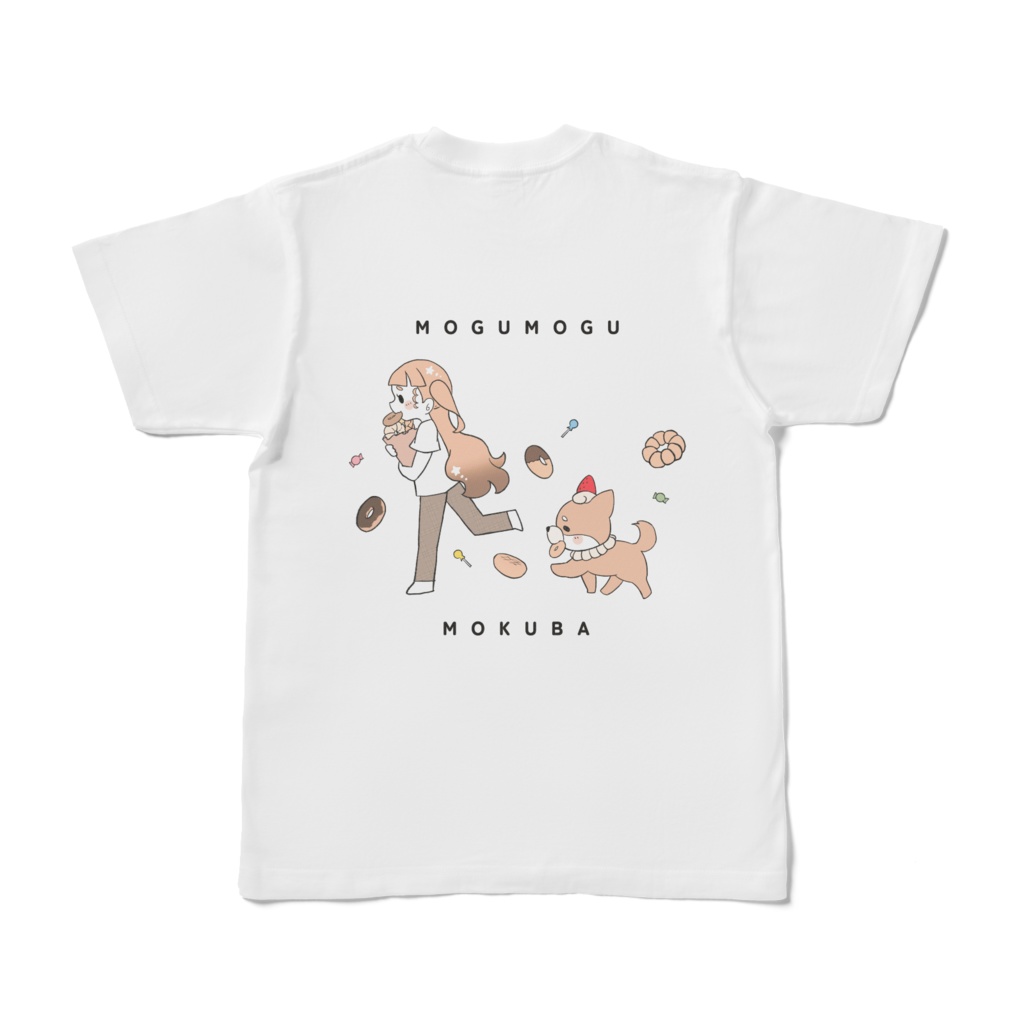 カロリー名言Tシャツ(MOGUMOGU MOKUBA🍩)