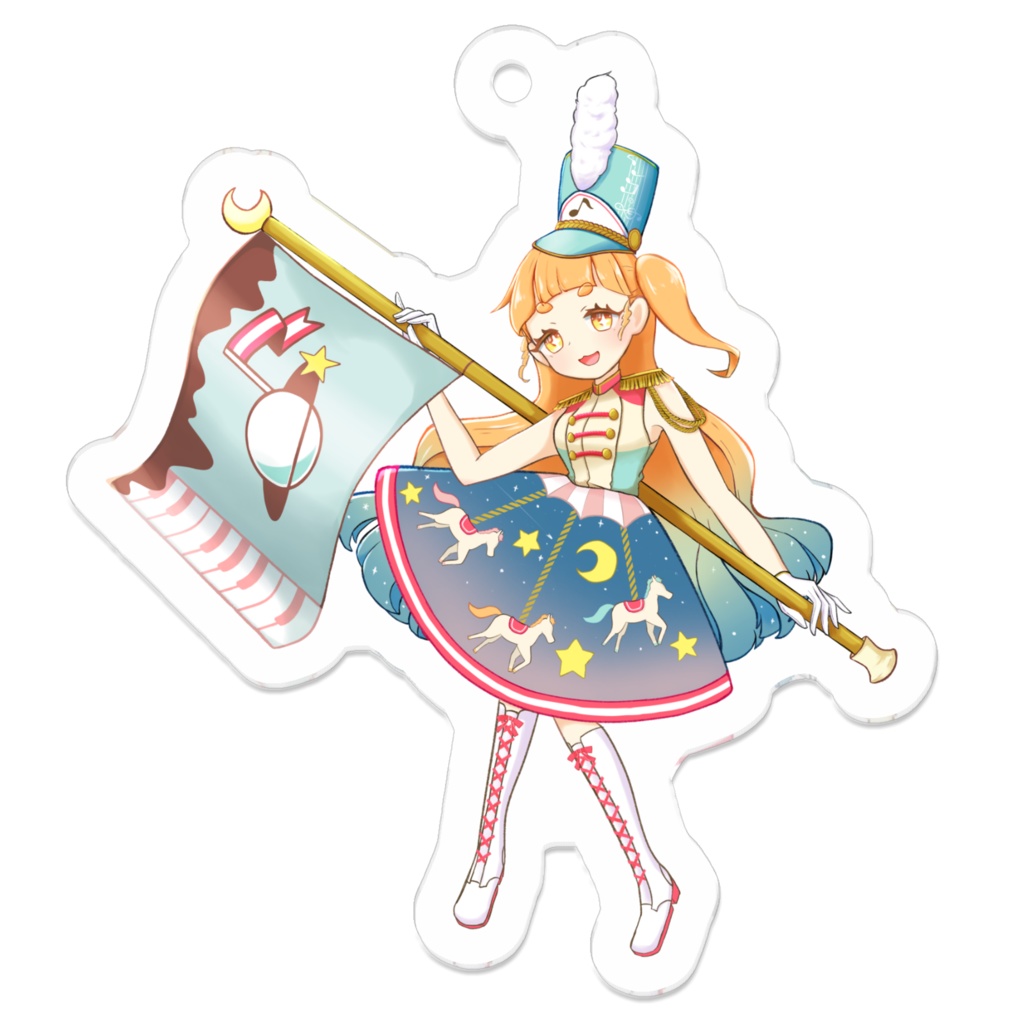 チマっと！[夢夜乃もくば🎠]アクリルキーホルダー