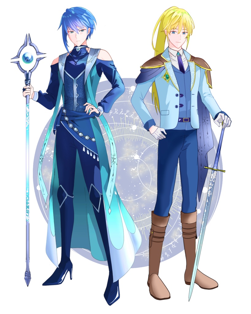 エリヤ＆アクアソルト＝オラクル　アクリルスタンド