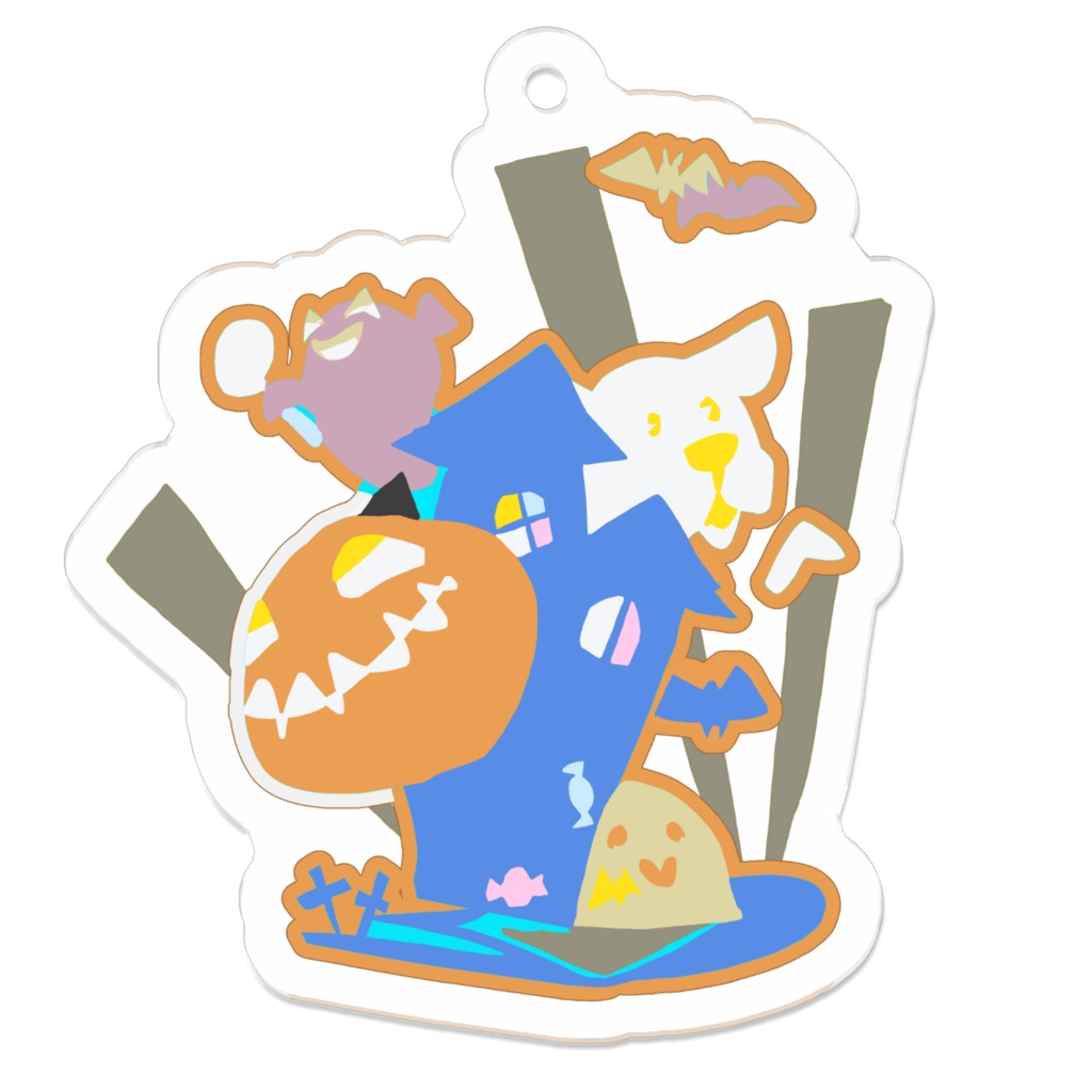 ハロウィンアクキー