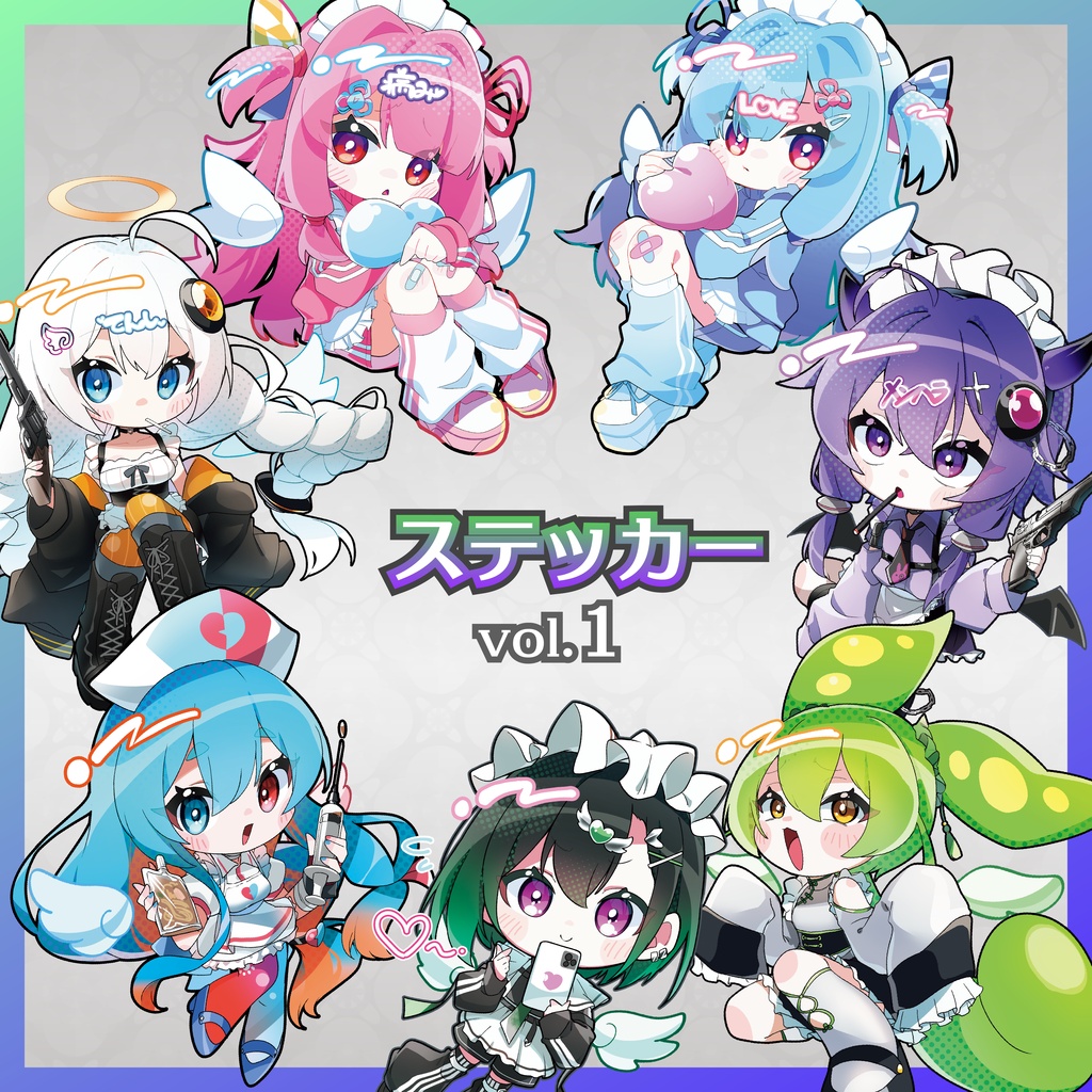 VOICEROIDステッカーvol.1