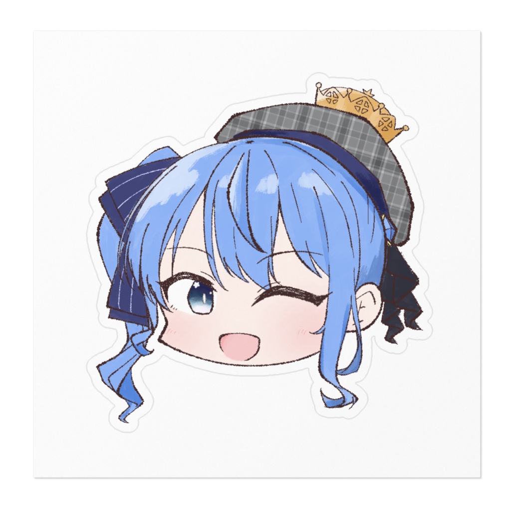 【非公式】星街すいせい デフォルメ ステッカー【ホロライブ】