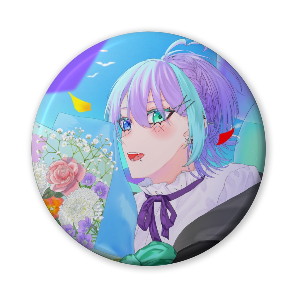 【東雲麗翔】×3周年記念缶バッジ×