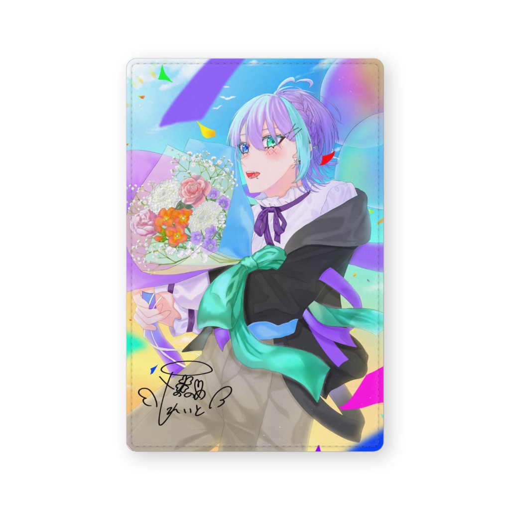 【東雲麗翔】×3周年記念レザー製名刺入れ×