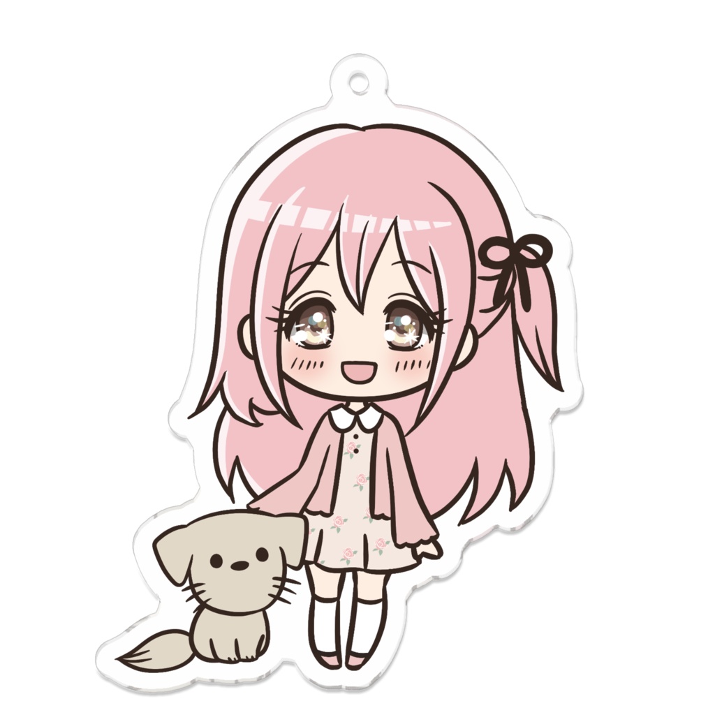 姫ちゃんとアール アクリルキーホルダー(コーティング)その1