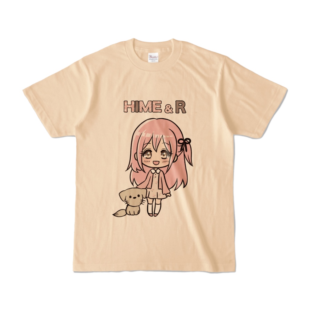 姫ちゃんとアール　カラーTシャツ