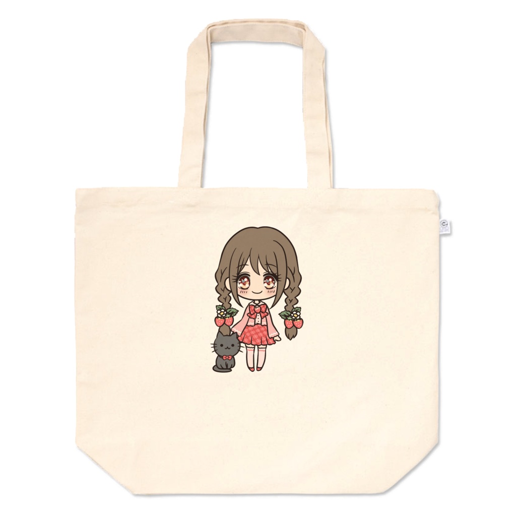 トートバッグ 苺ちゃんとかりんとう