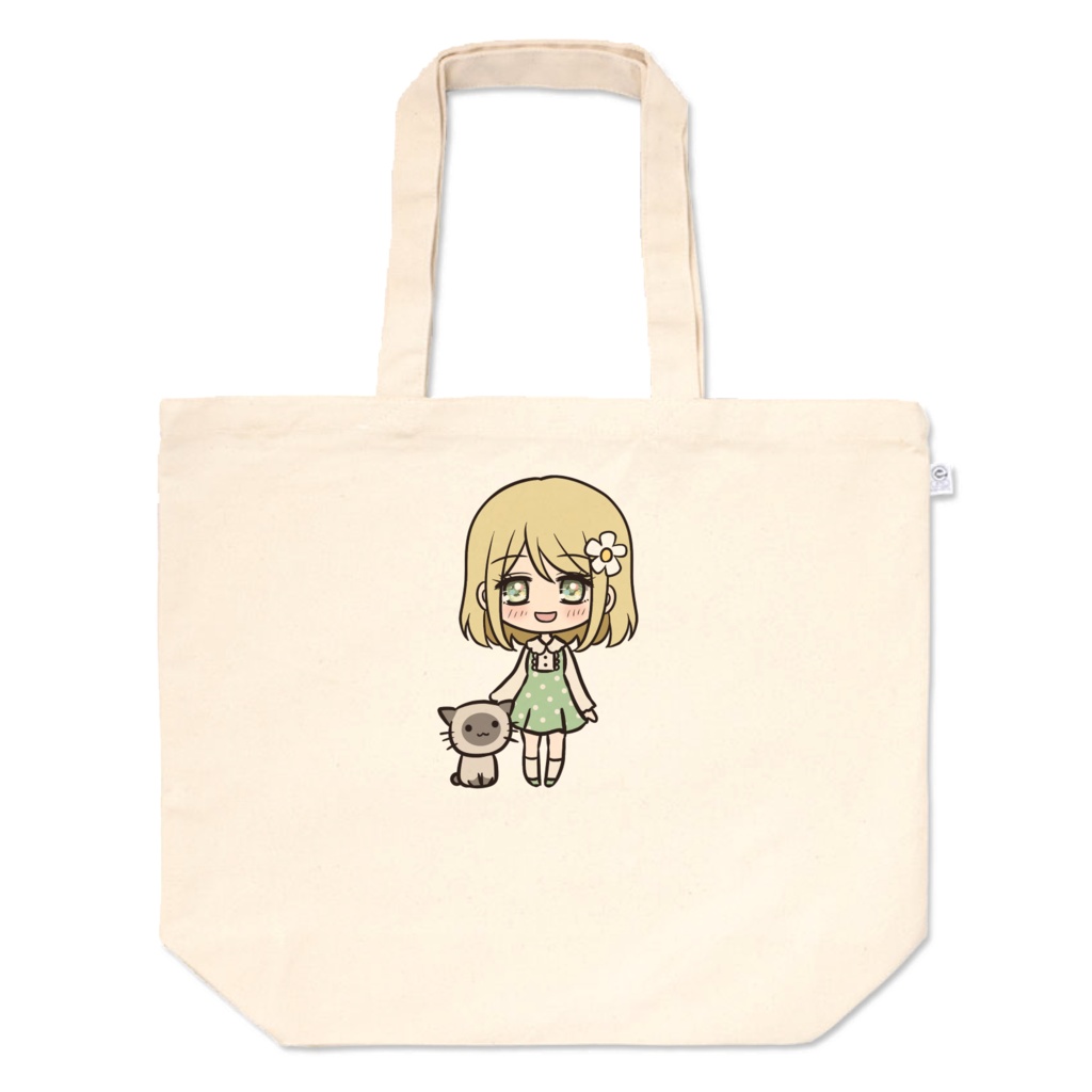 トートバッグ 花ちゃんとサブロー