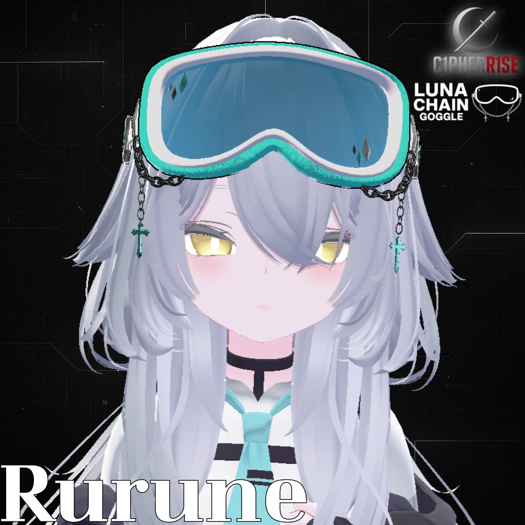 【複数アバター対応】𝙻𝚞𝚗𝚊𝙲𝚑𝚊𝚒𝚗𝙶𝚘𝚐𝚐𝚕𝚎【12色 12Color】