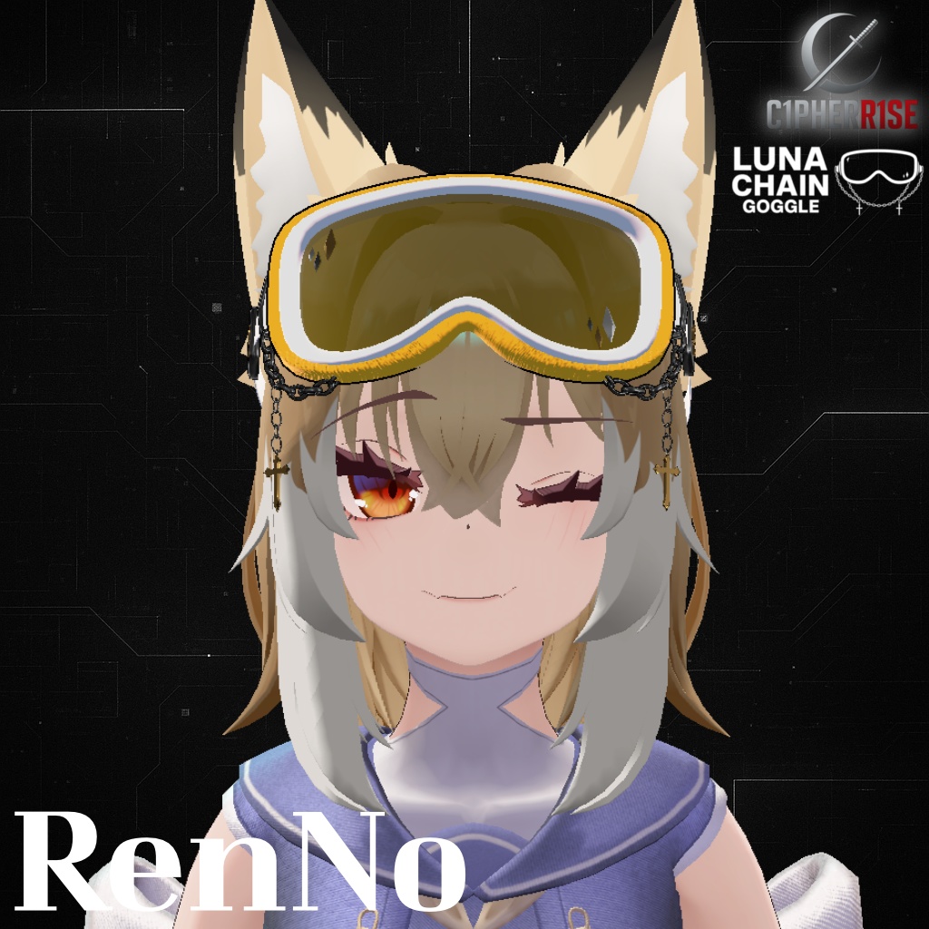 【複数アバター対応】𝙻𝚞𝚗𝚊𝙲𝚑𝚊𝚒𝚗𝙶𝚘𝚐𝚐𝚕𝚎【12色 12Color】