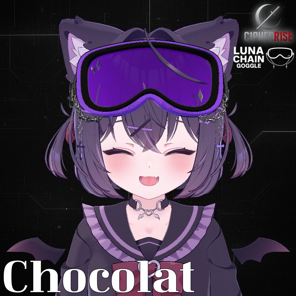 【複数アバター対応】𝙻𝚞𝚗𝚊𝙲𝚑𝚊𝚒𝚗𝙶𝚘𝚐𝚐𝚕𝚎【12色 12Color】