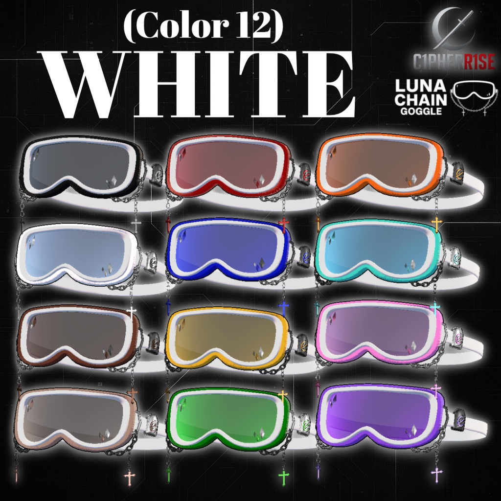 【複数アバター対応】𝙻𝚞𝚗𝚊𝙲𝚑𝚊𝚒𝚗𝙶𝚘𝚐𝚐𝚕𝚎【12色 12Color】