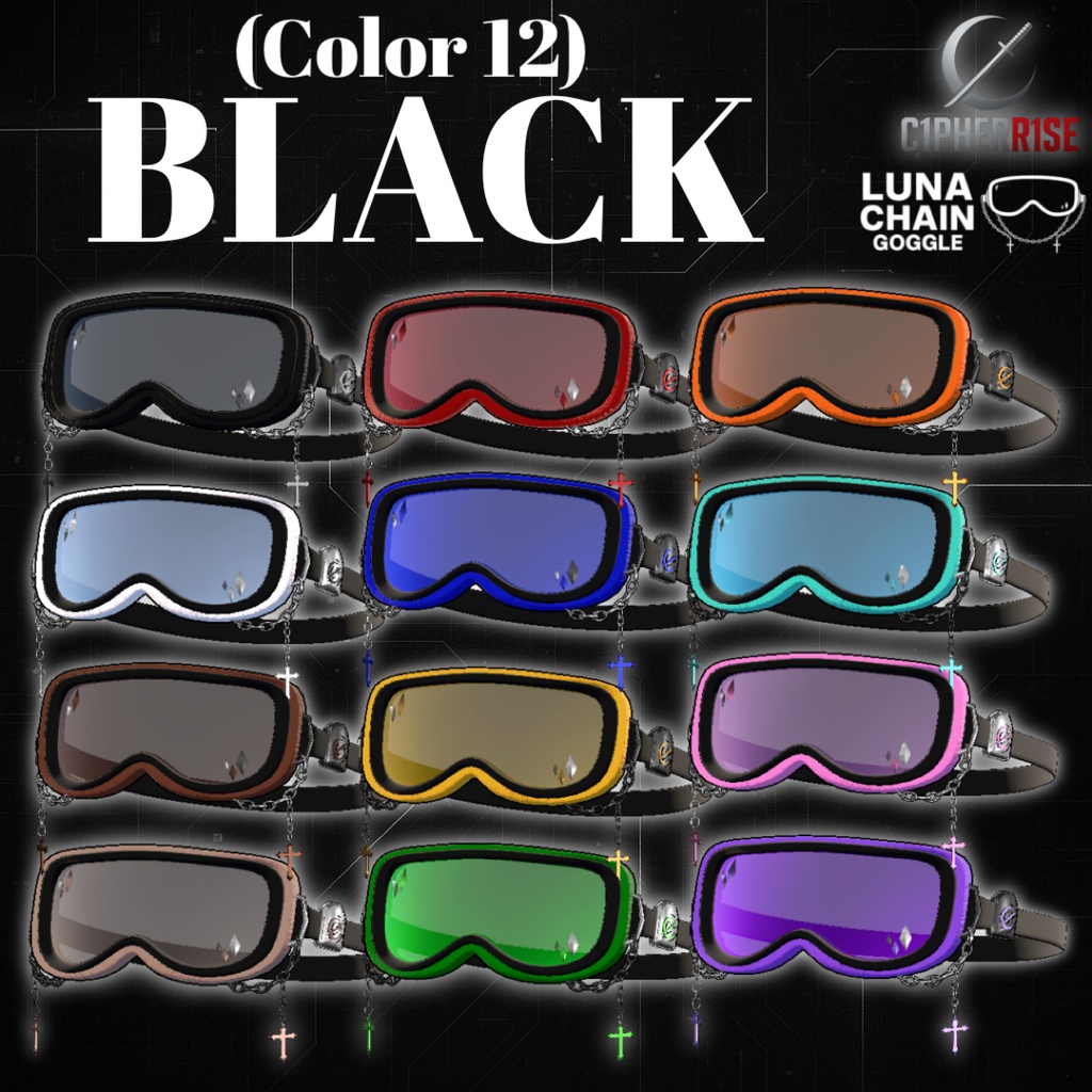 【複数アバター対応】𝙻𝚞𝚗𝚊𝙲𝚑𝚊𝚒𝚗𝙶𝚘𝚐𝚐𝚕𝚎【12色 12Color】