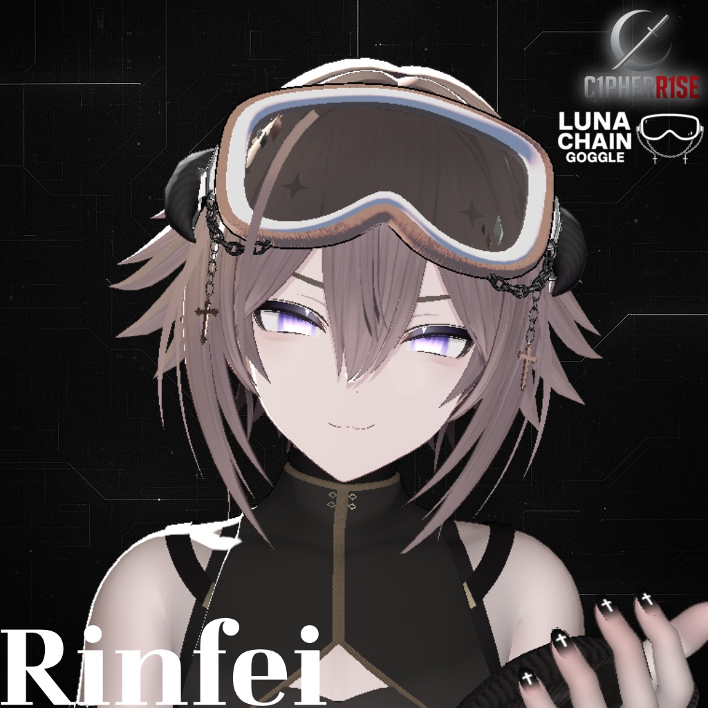 【複数アバター対応】𝙻𝚞𝚗𝚊𝙲𝚑𝚊𝚒𝚗𝙶𝚘𝚐𝚐𝚕𝚎【12色 12Color】