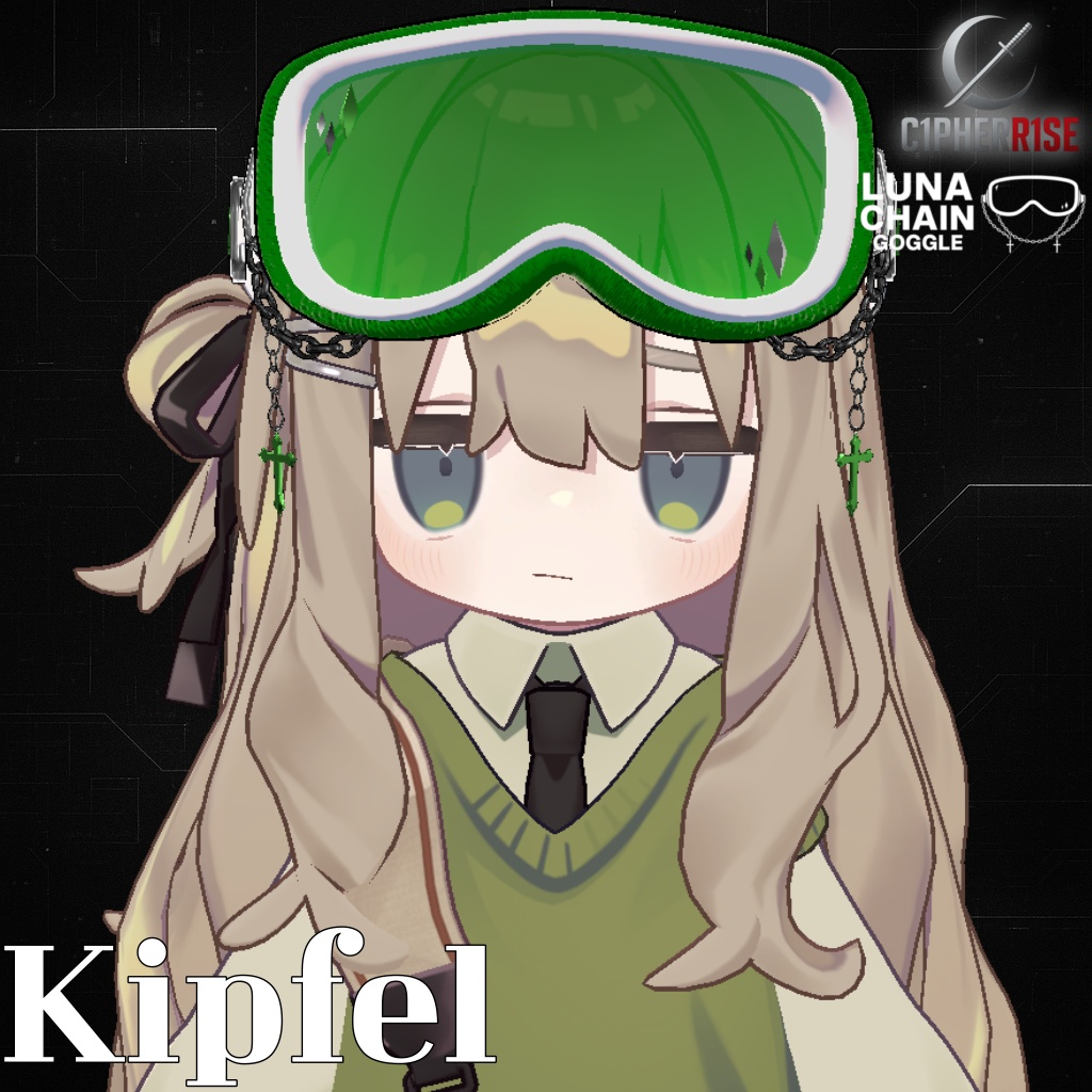 【複数アバター対応】𝙻𝚞𝚗𝚊𝙲𝚑𝚊𝚒𝚗𝙶𝚘𝚐𝚐𝚕𝚎【12色 12Color】