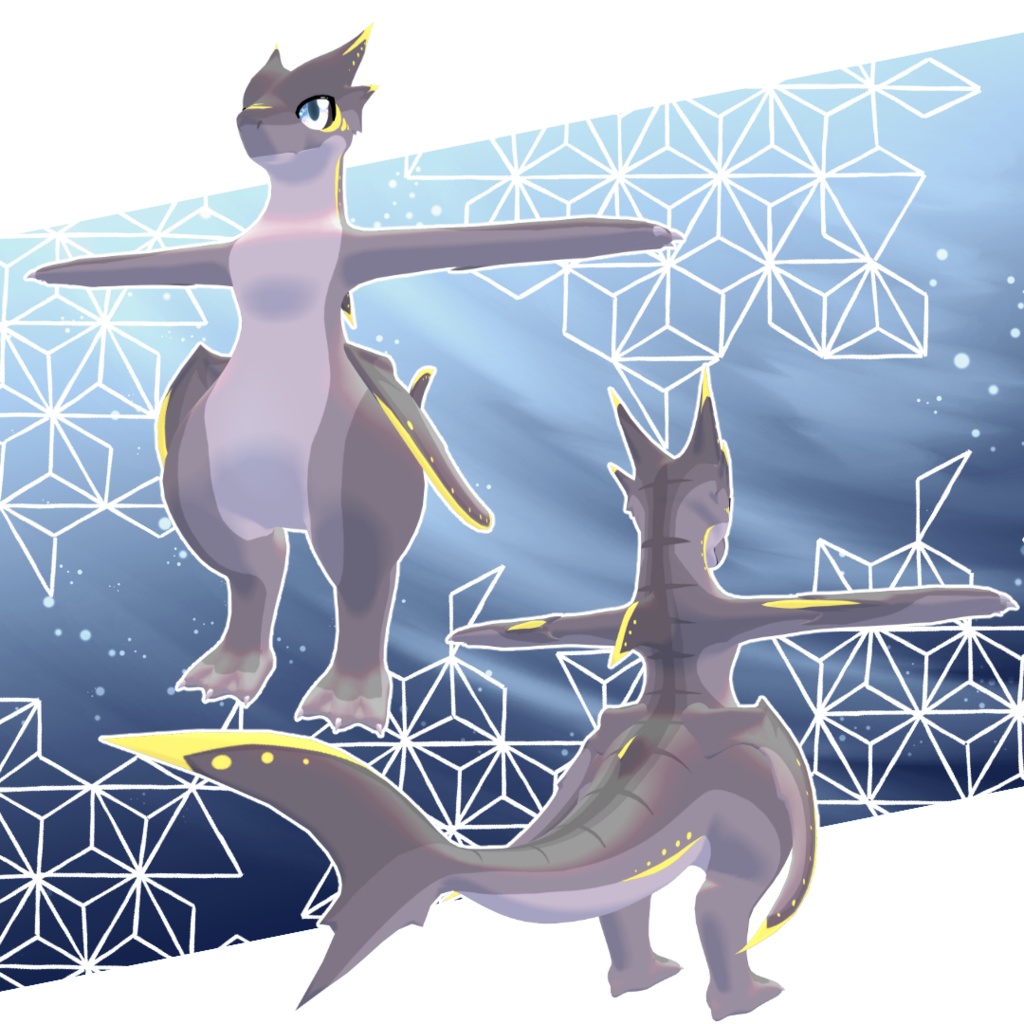 【オリジナル3Dモデル】タルカン-Torequin【VRChat想定】