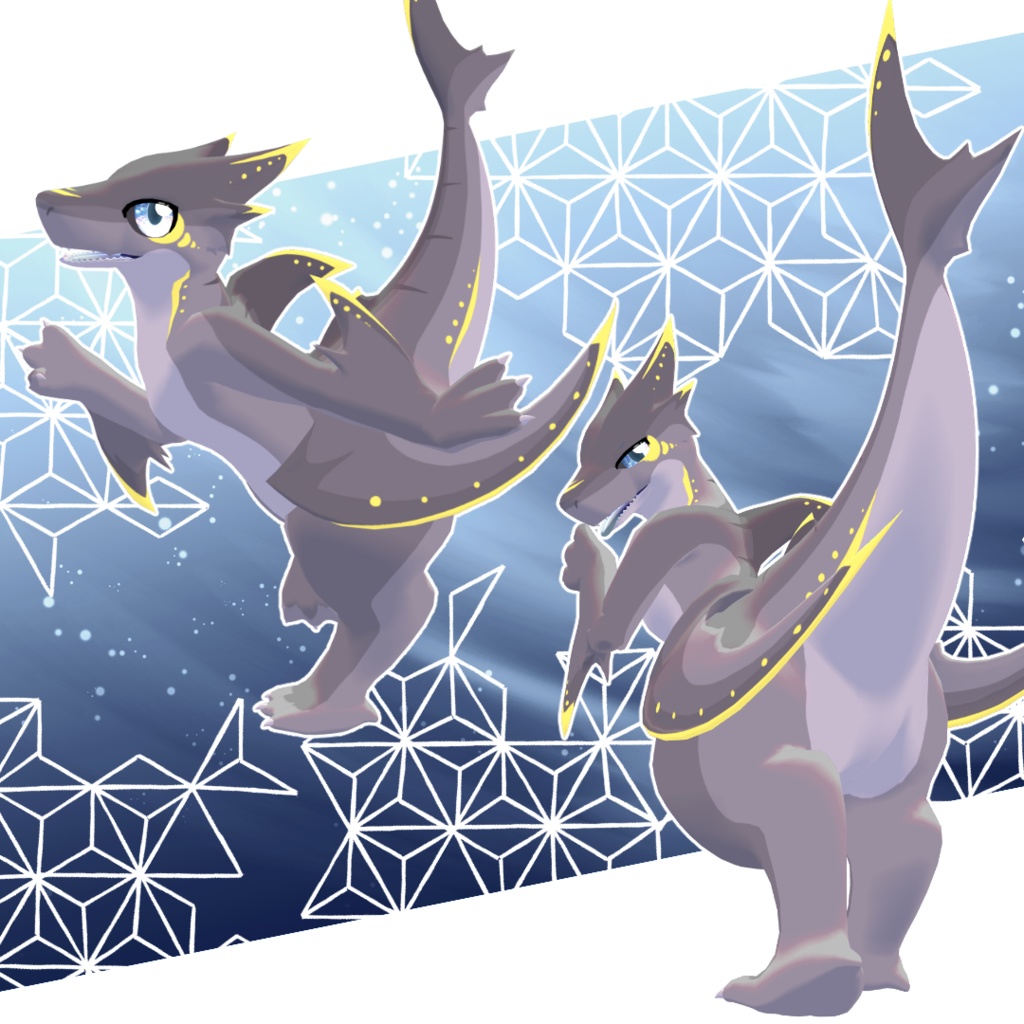 【オリジナル3Dモデル】タルカン-Torequin【VRChat想定】