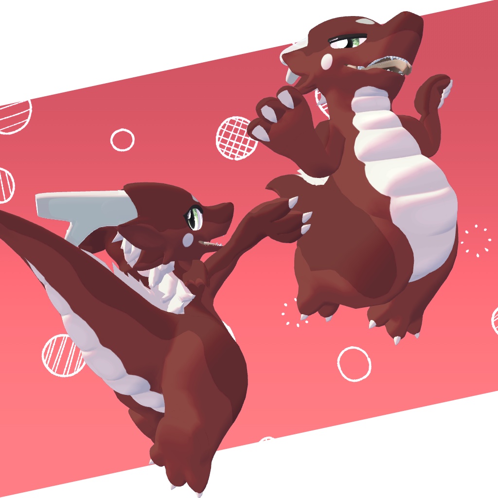 【オリジナル3Dモデル】おはぎ-Ohagi【VRChat想定】