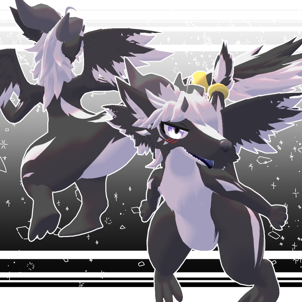 【オリジナル3Dモデル】シェイロ-Sheiro【VRChat想定】