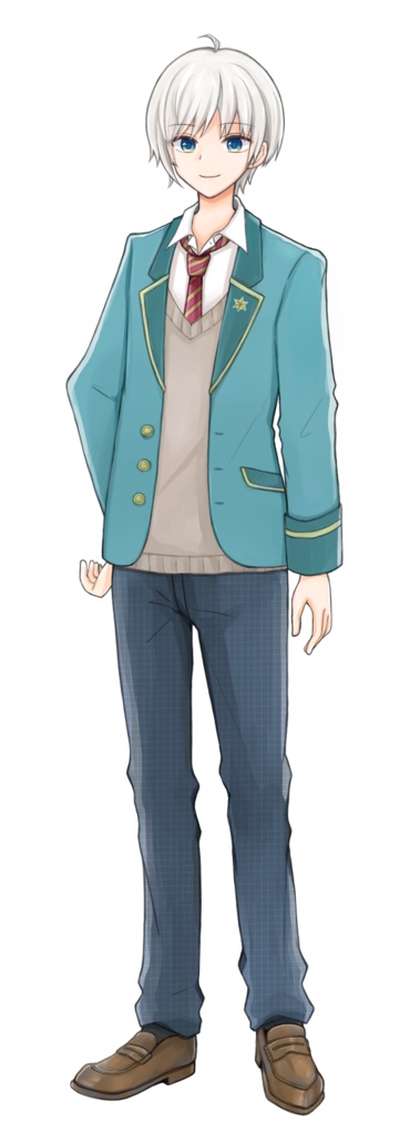 【VTubeStudio対応】Live2Dモデル『男子学生001くん』