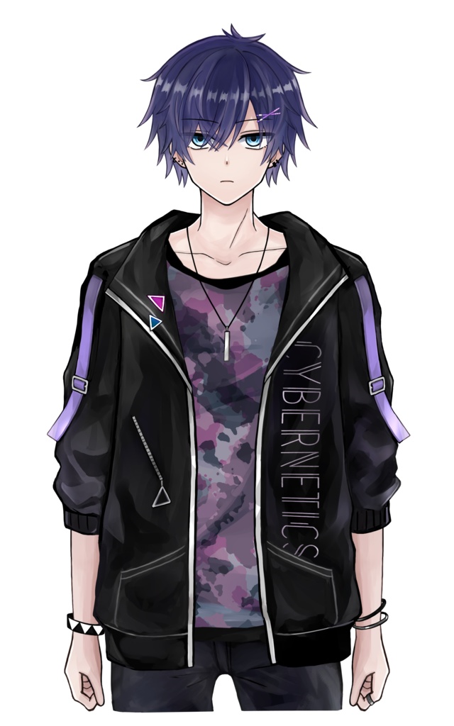 【VTS/FaceRig/Animaze対応】Live2Dモデル『ダウナー系少年くんVer.2』