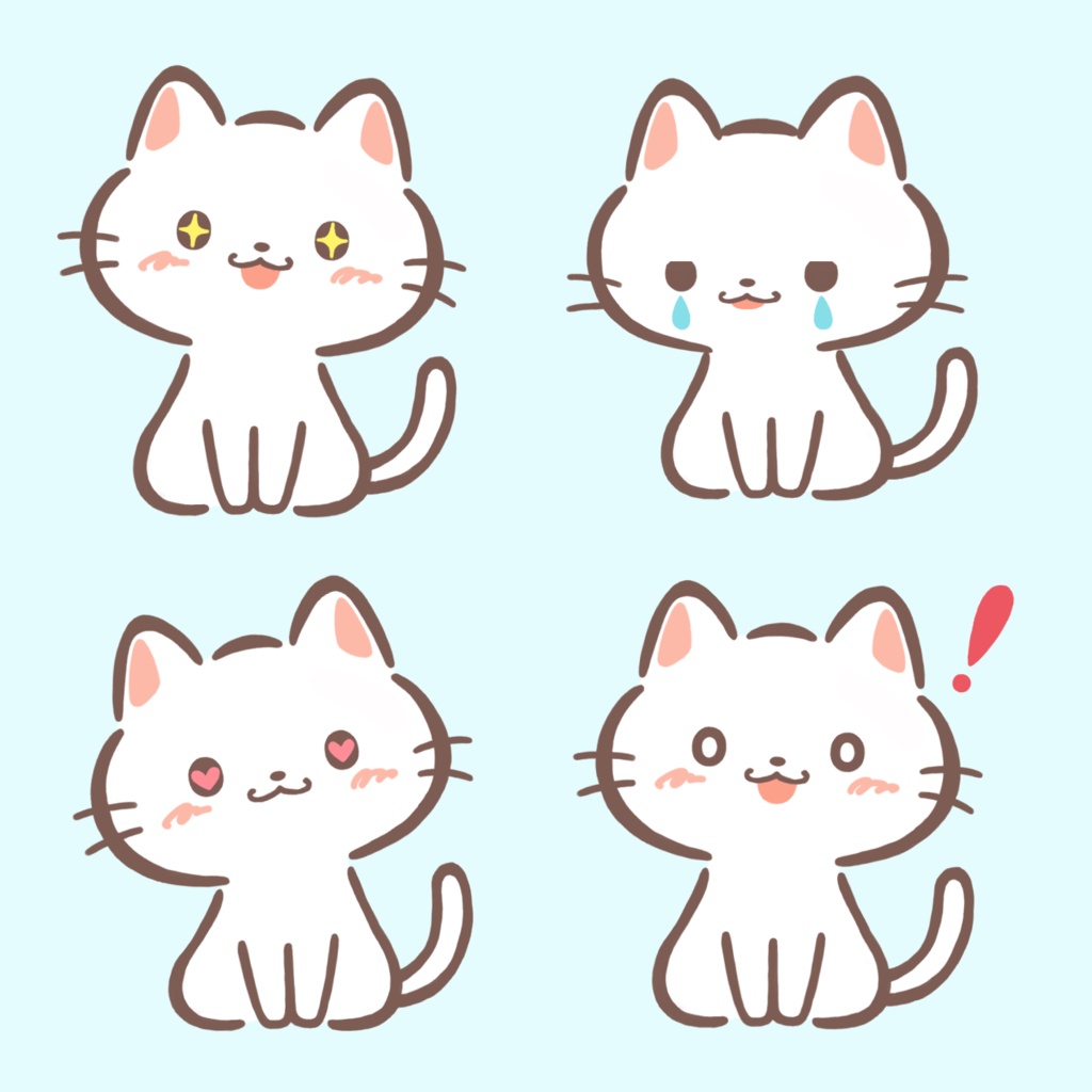 【汎用モデル】ねこちゃん【VTS、nizimaLIVE対応】