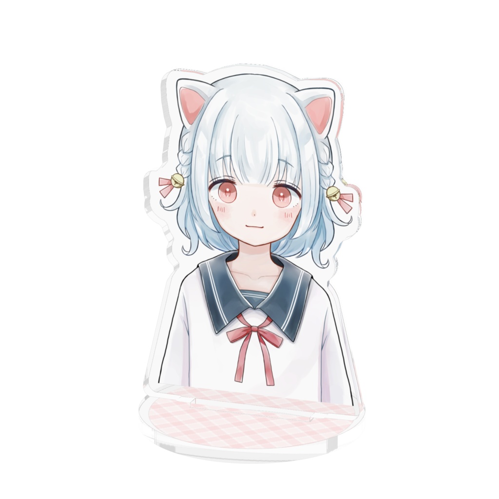 ねこ耳の女の子　アクリルフィギュア